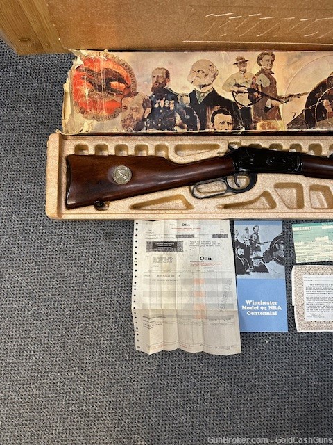 1971 Winchester 94 NRA Musket 26", 30-30, Box, Foam Box, Paperwork-img-1