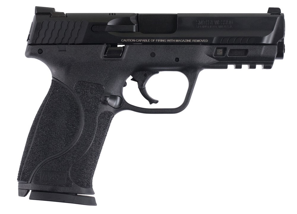 Smith & Wesson M&P M2.0 9mm Luger 4.25 10+1 Black Armornite -img-0