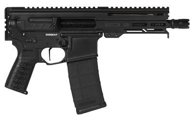 CMMG Dissent Mk4 Pistol .300 Blackout 6.5" Barrel Black - 30A0E33-AB-img-0