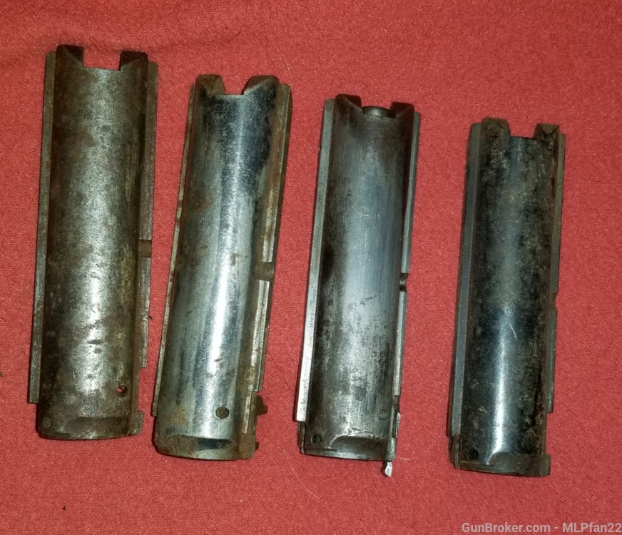 Lot of 4 Winchester model 1897 shotgun bolts original parts -img-0