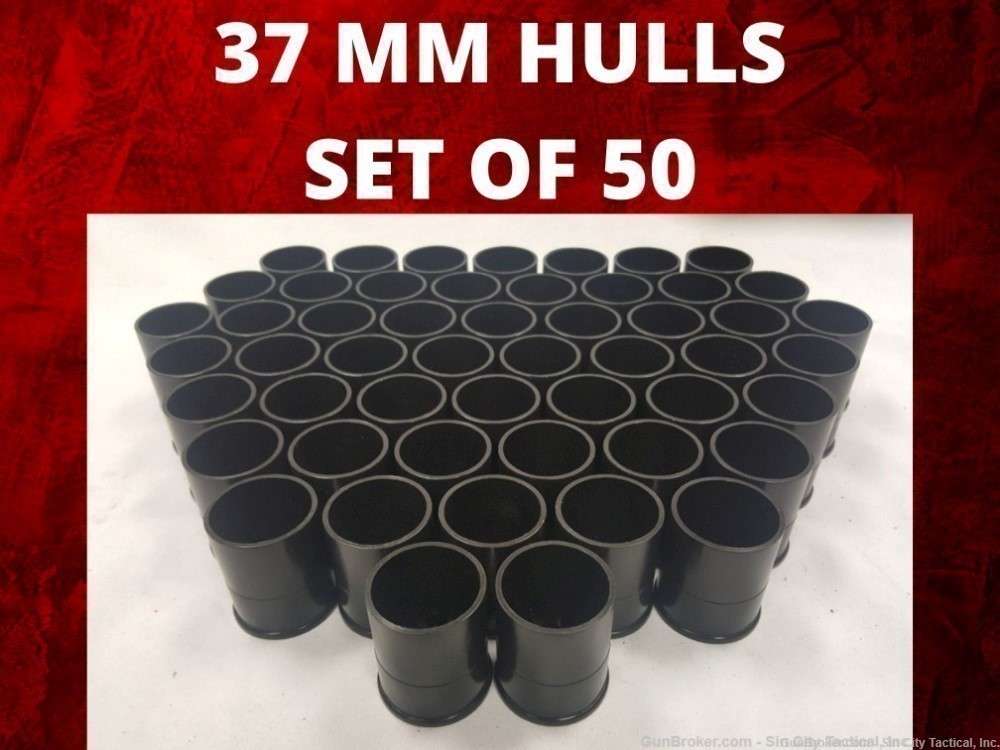 37mm Plastic Hulls 50 Pack-img-0