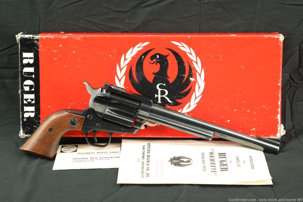 Rare Ruger Hawkeye .256 Win Mag Single-Shot Pistol, w/Box MFD 1963 C&R-img-3