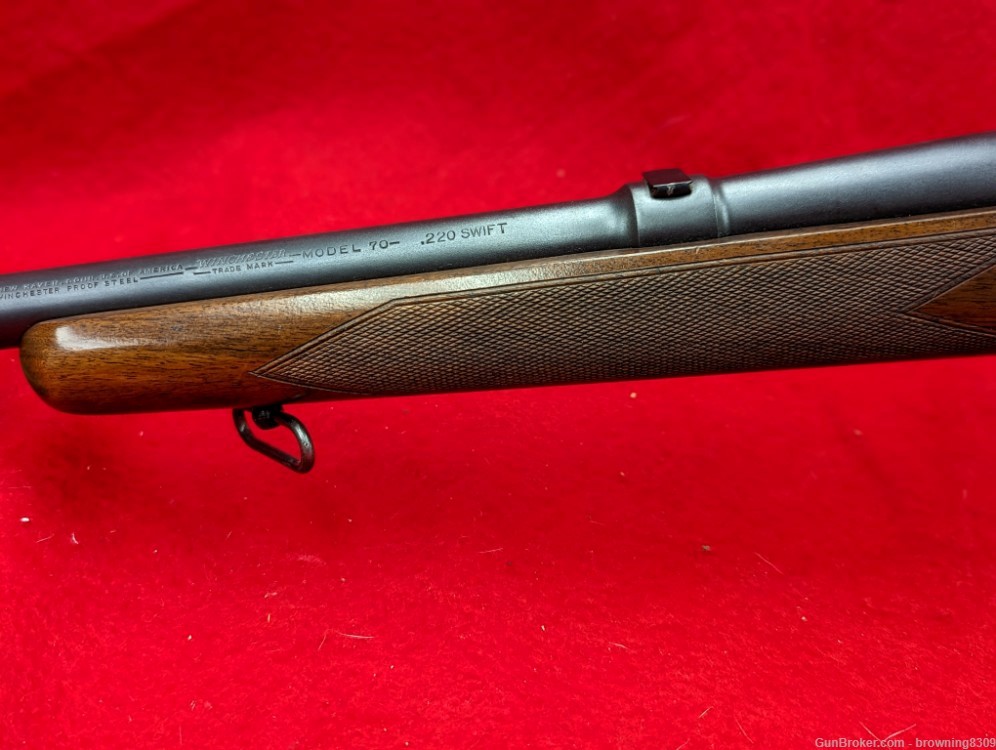 Rare Pre 64 Winchester 70 .220 Swift Bolt action Rifle-img-16