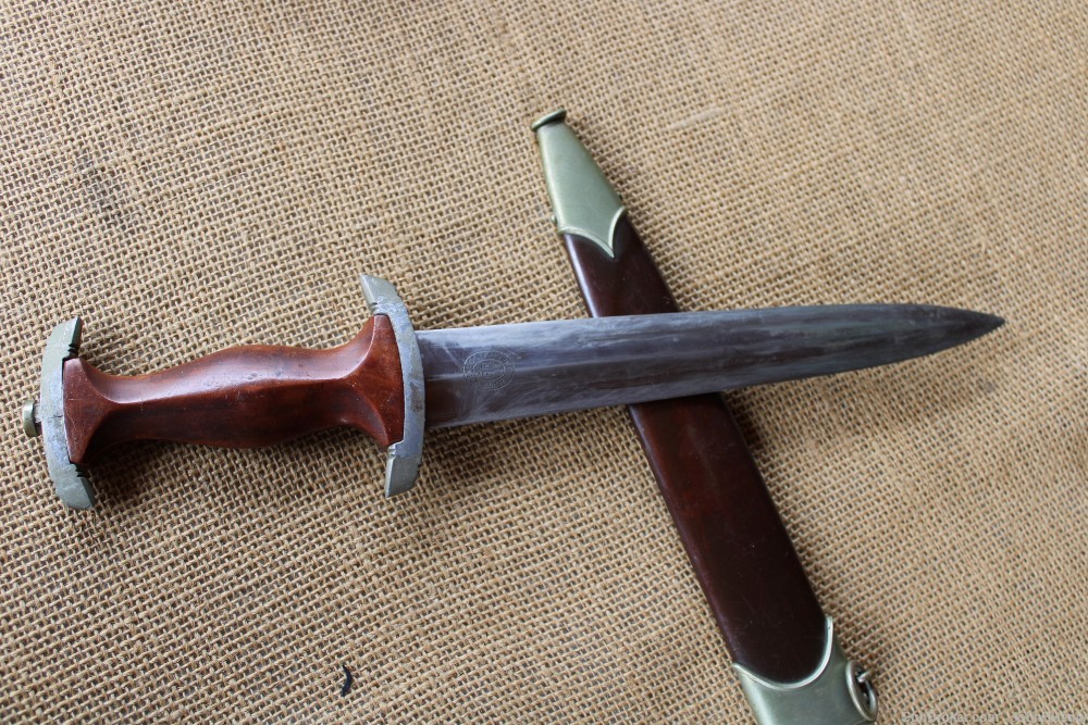 WWII German SA Dagger with Scabbard-img-12