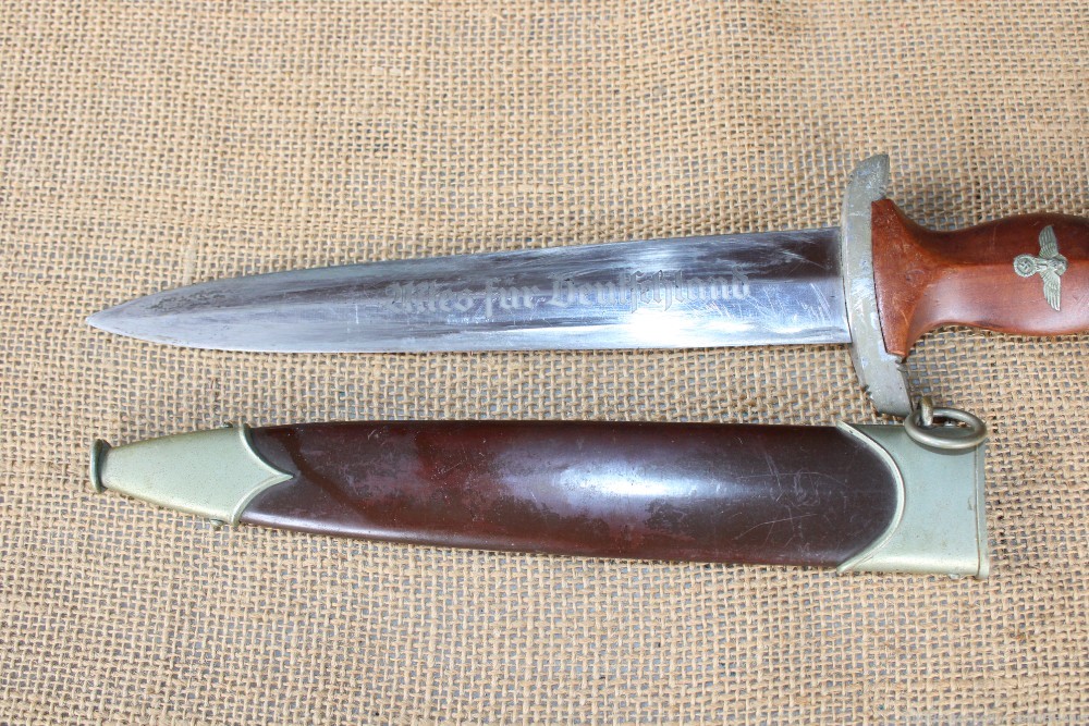 WWII German SA Dagger with Scabbard-img-7
