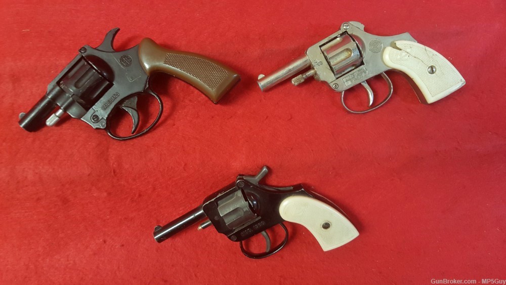 Lot of 3 Itilian Blank Revolvers non Working-img-1