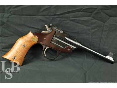 The Hopkins & Allen single-shot target pistol in .22 caliber ReBlued
