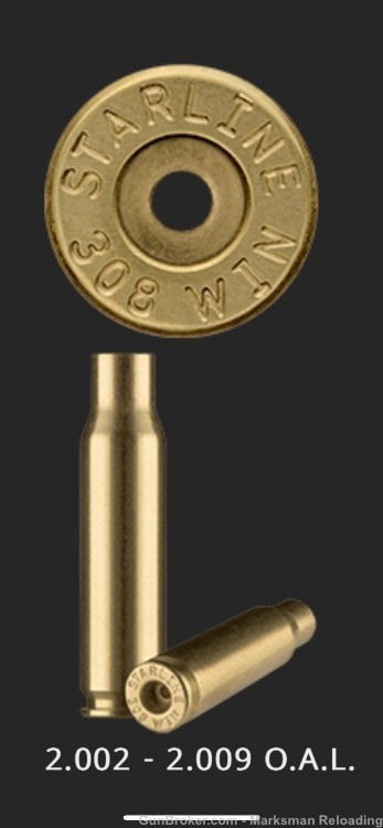 Starline 308 Win Brass, 308 Winchester New Brass- 100 count-img-3