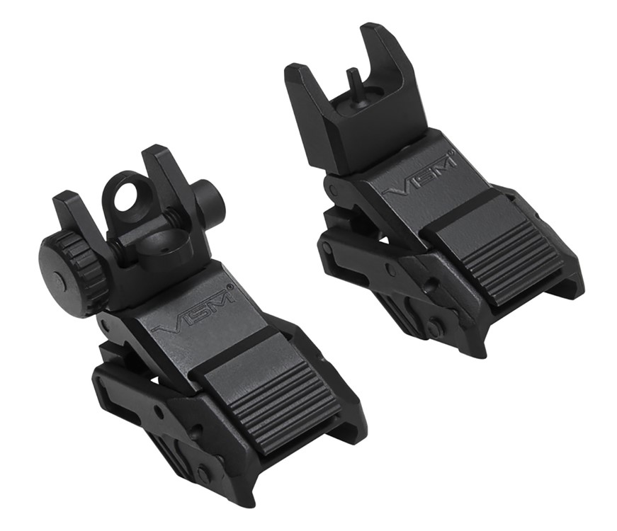NcStar Pro Sight Set Flip Up Black for AR-Platform-img-0