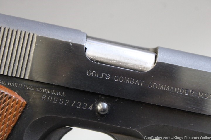 Colt Combat Commander 1911 .38 Super Item P-445-img-9