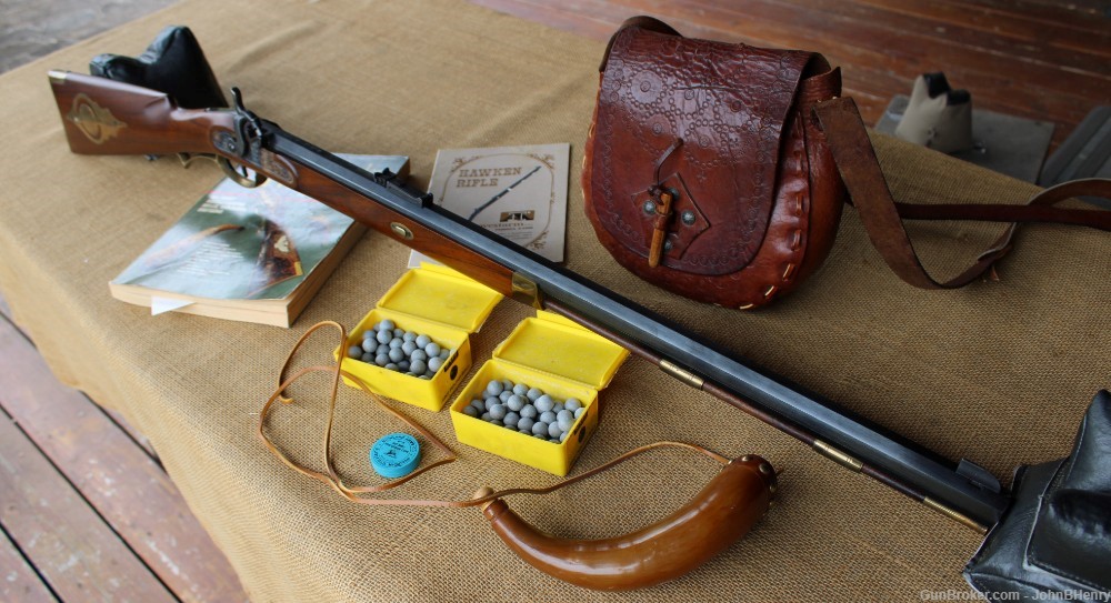 Interarms Hawken 50 caliber Muzzleloader with Loads Of EXTRAS!  -img-0