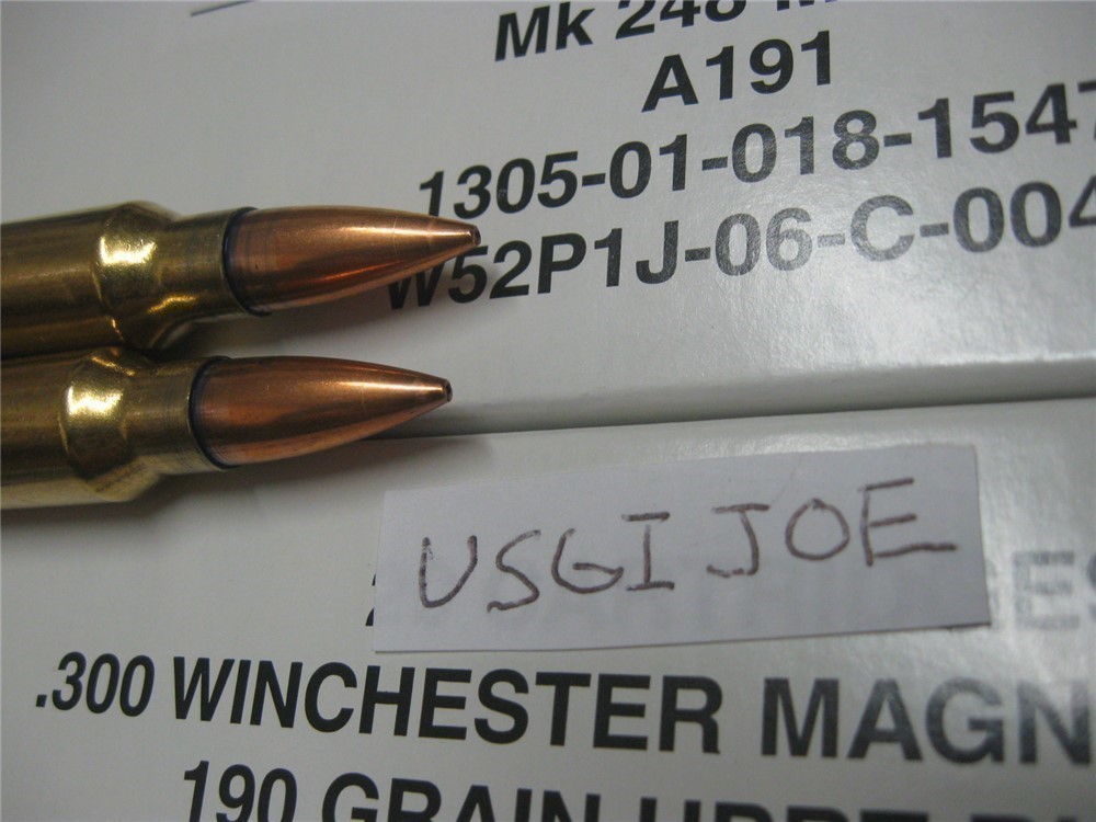 300 Win Mag Ammo USGI Match Extremely RARE .300 Winchester Magnum 190 Grain-img-2