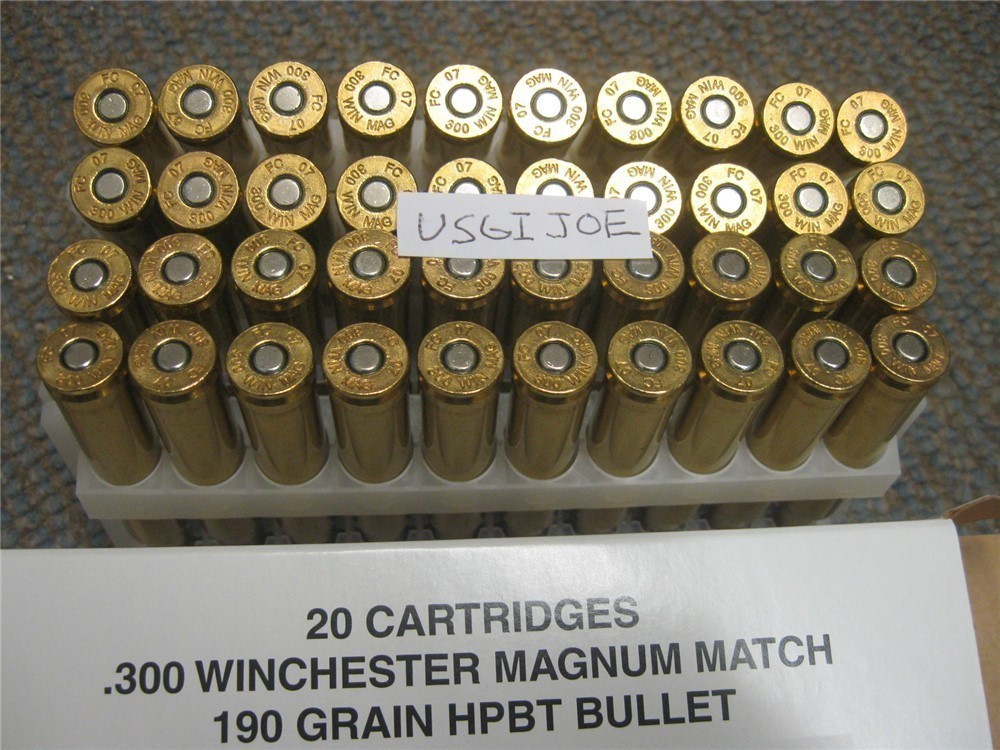 300 Win Mag Ammo USGI Match Extremely RARE .300 Winchester Magnum 190 Grain-img-5