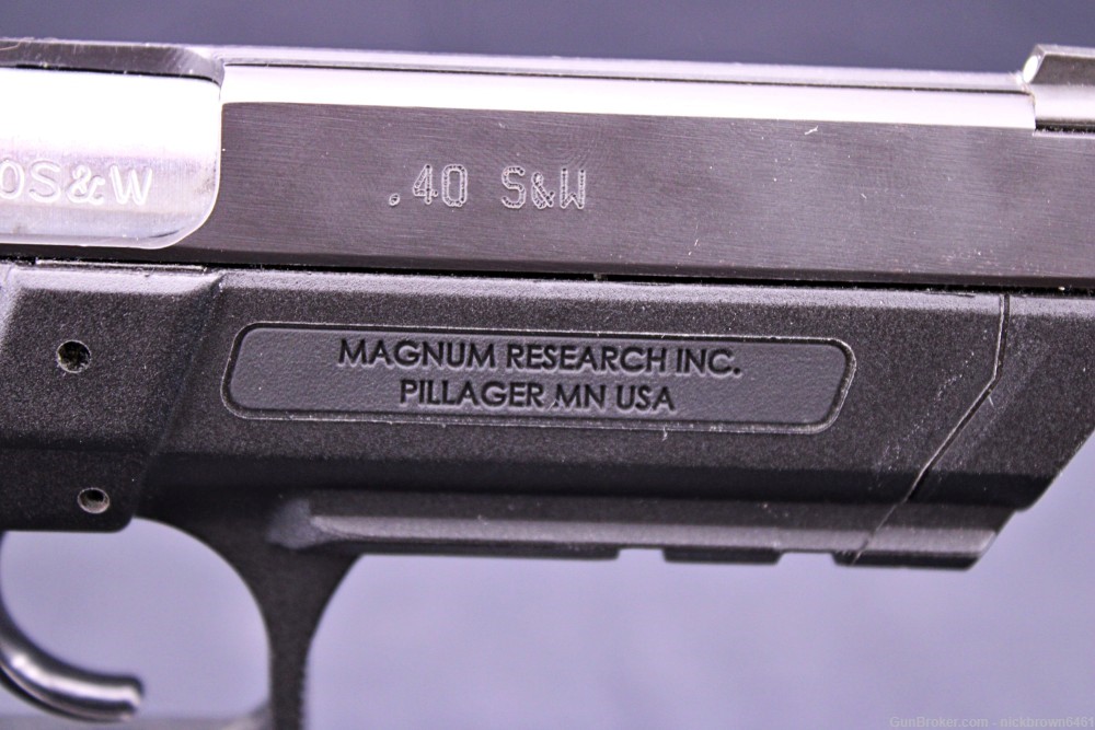 MAGNUM RESEARCH BABY DESERT EAGLE DEAGLE 40 S&W 4.52" 2 MAGS FACTORY BOX-img-11