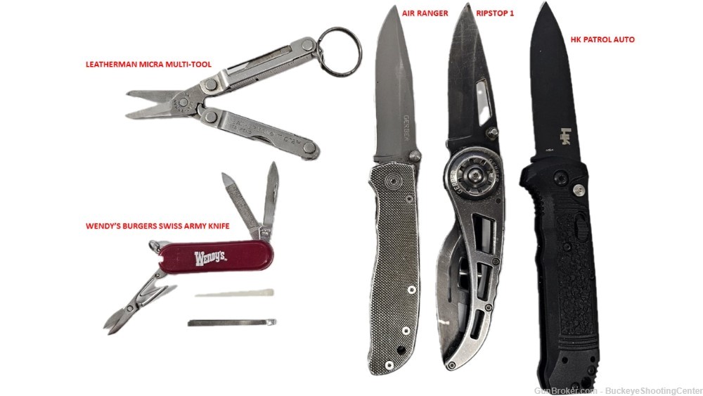HK, Gerber & Leatherman Knife Lot-img-0