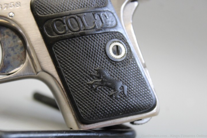 Colt 1908 Vest Pocket .25 ACP Nickel Item P-447-img-10