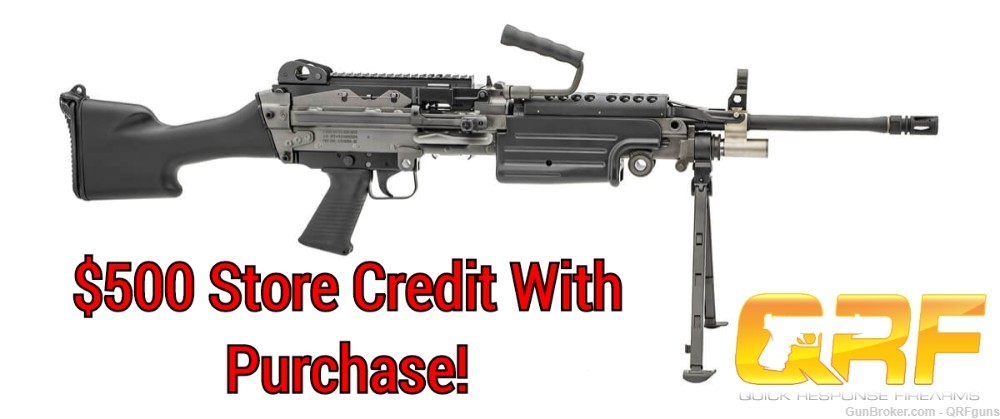 FN M249 SAW 5.56 NATO NEW IN BOX SHIPS FAST and FREE $500 Gift Card!-img-0
