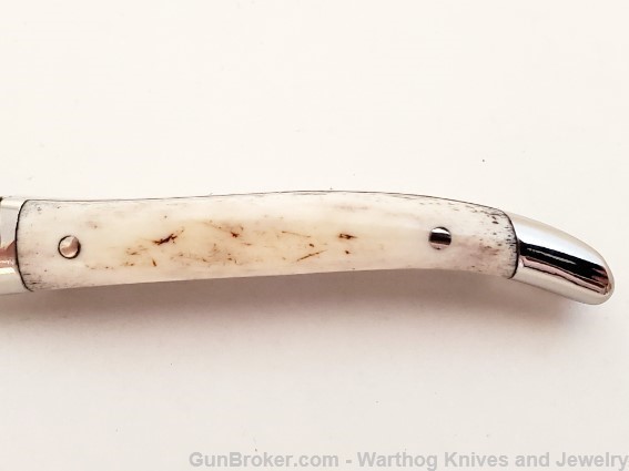 LAGUIOLE en AUBRAC Folding Knife. Deer Antler.L95.-img-1