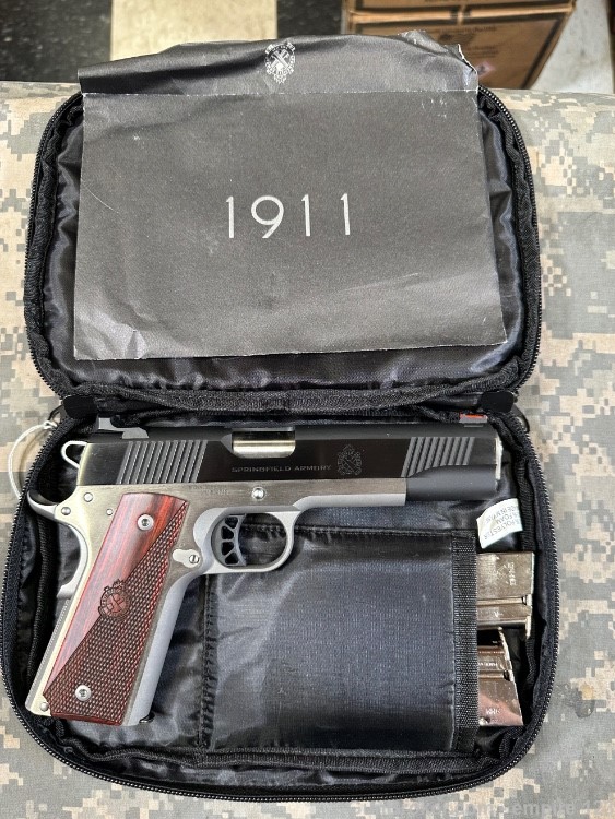 Springfield Armory 1911 Ronin 9mm Luger 5" Blued Stainless 9rd 9x19 1911-img-1