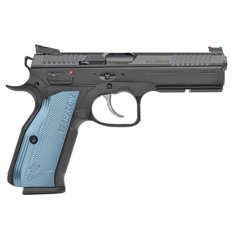 CZ SP-01 Shadow 2 Black and Blue 9mm 4.89-img-0