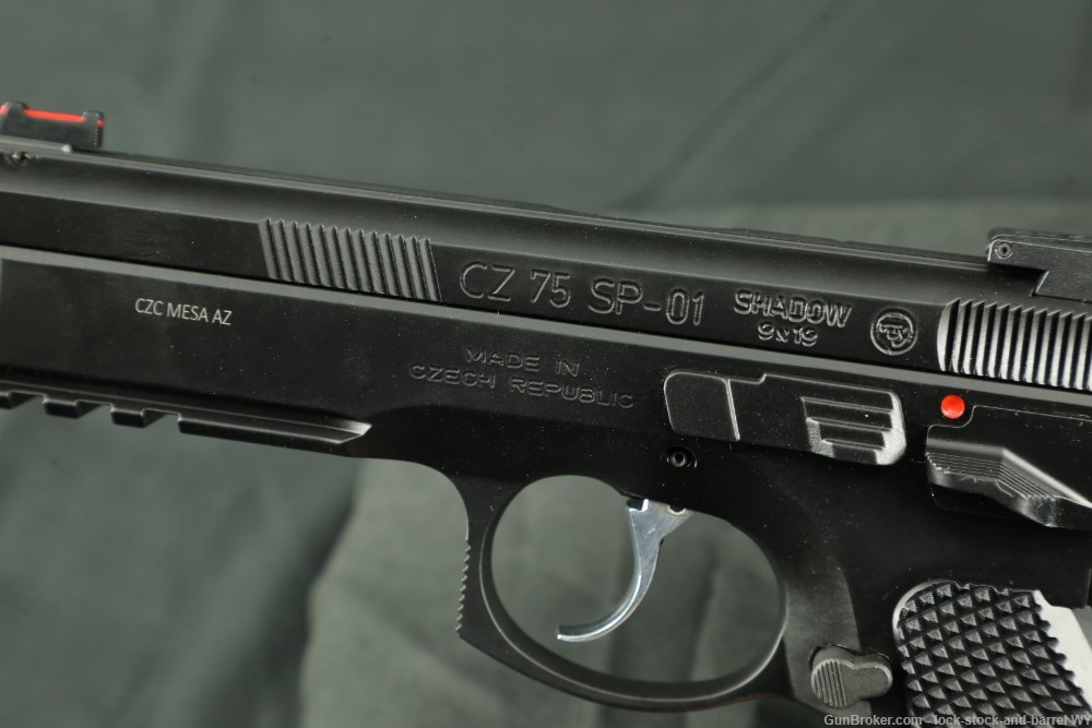 Czech CZ 75 SP-01 Shadow II 9mm 4.4” Semi-Auto DA/SA Pistol LNIB-img-22