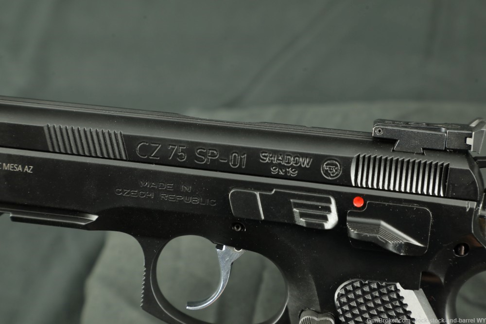Czech CZ 75 SP-01 Shadow II 9mm 4.4” Semi-Auto DA/SA Pistol LNIB-img-21