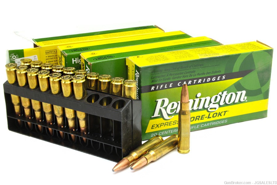 80rds Remington 308 Ammo, 180gr Core-Lokt SP Ammunition #R308W3-img-0