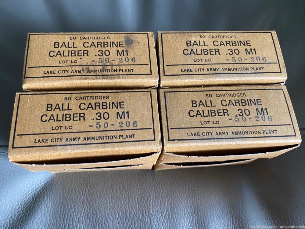 400 rds USGI Lake City LC .30 Carbine M1 Ball-img-0
