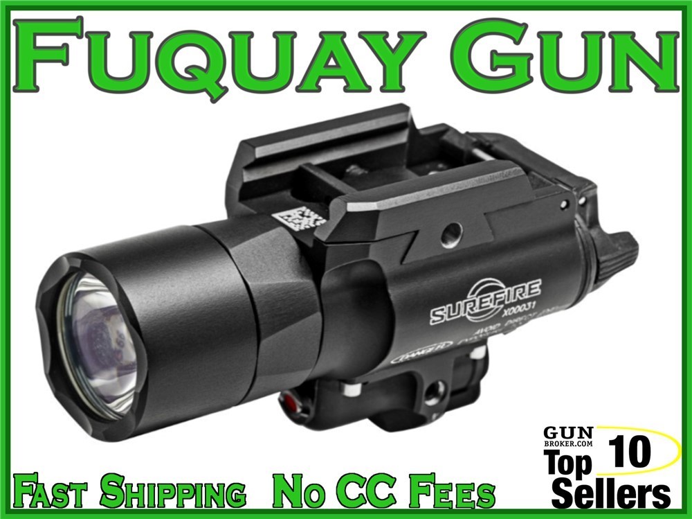 Surefire X400 Ultra X400U-A-RD Pistol Light/Red Laser Combo X400U -img-0