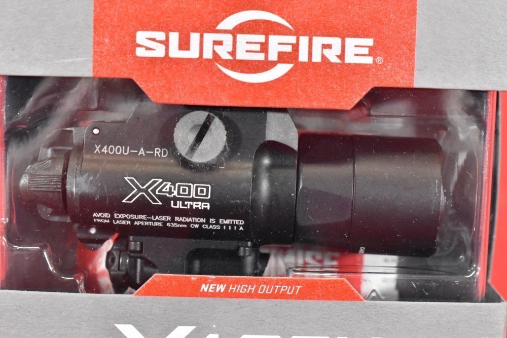Surefire X400 Ultra X400U-A-RD Pistol Light/Red Laser Combo X400U -img-3