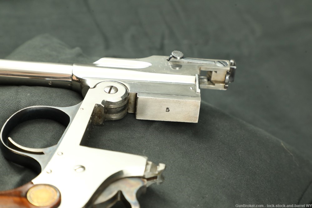 Serial Number “5” Hopkins & Allen 10 inch single-shot .22 Nickel Target C&R-img-18
