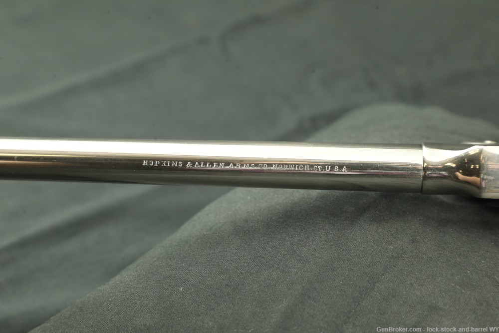 Serial Number “5” Hopkins & Allen 10 inch single-shot .22 Nickel Target C&R-img-20