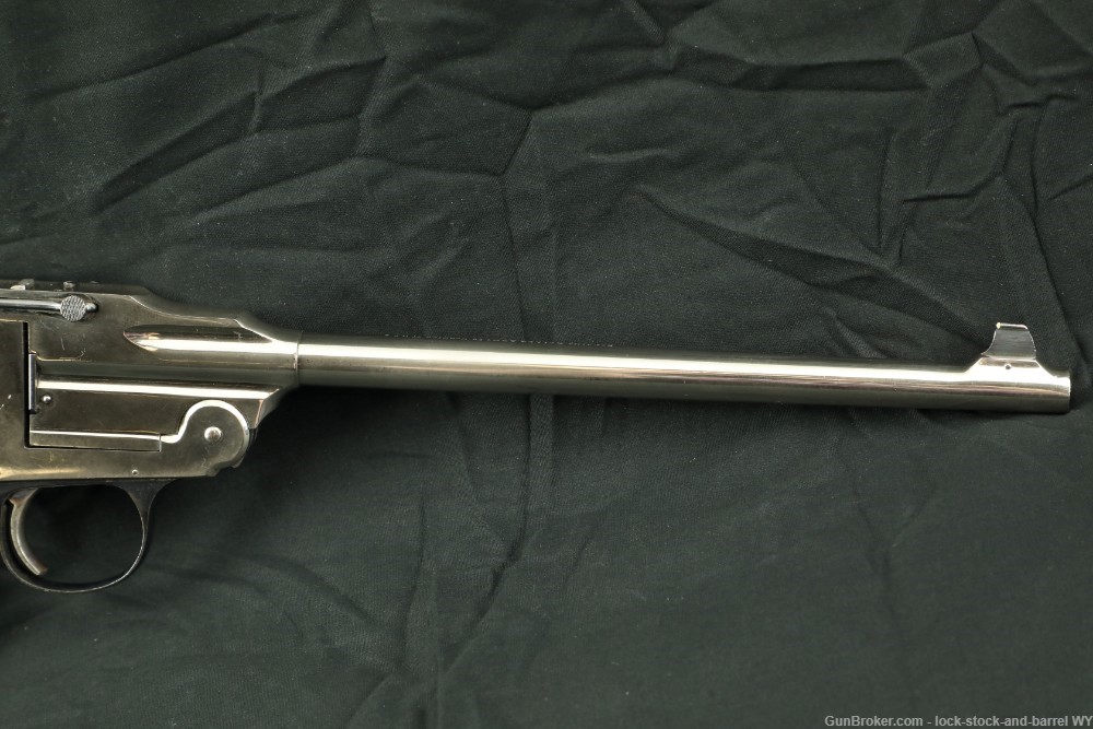 Serial Number “5” Hopkins & Allen 10 inch single-shot .22 Nickel Target C&R-img-3