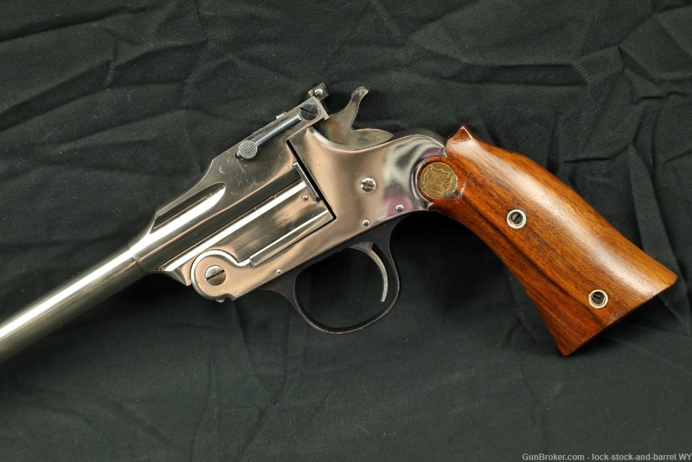 Serial Number “5” Hopkins & Allen 10 inch single-shot .22 Nickel Target C&R-img-6