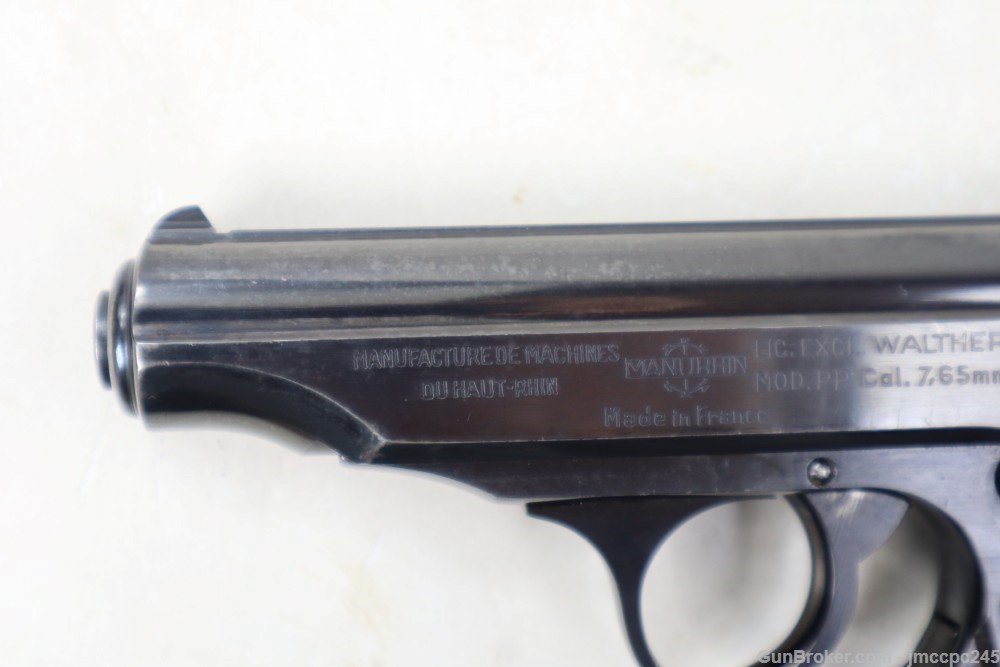 Rare Very Nice Manurhin Walther PP 7.65mm .32 ACP Pistol W/ Original Box -img-12