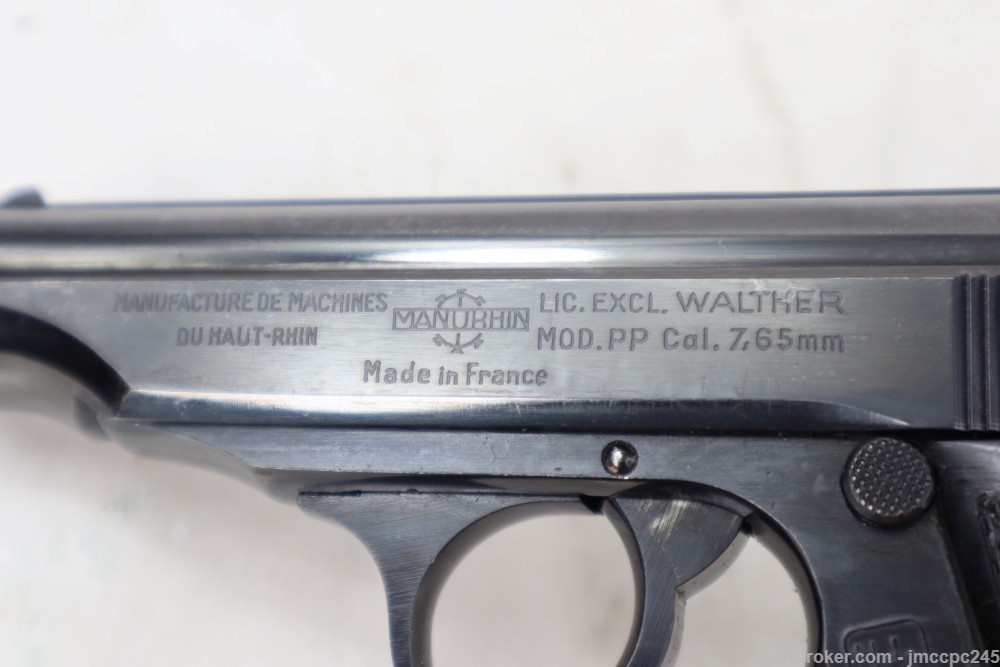 Rare Very Nice Manurhin Walther PP 7.65mm .32 ACP Pistol W/ Original Box -img-13