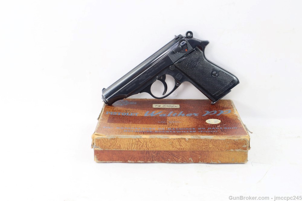 Rare Very Nice Manurhin Walther PP 7.65mm .32 ACP Pistol W/ Original Box -img-0