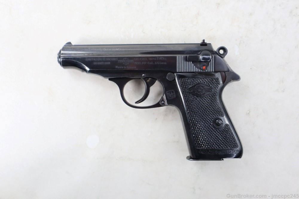 Rare Very Nice Manurhin Walther PP 7.65mm .32 ACP Pistol W/ Original Box -img-8