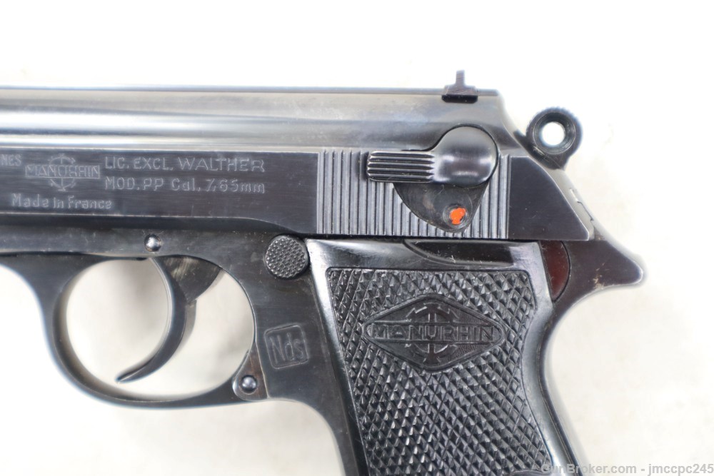 Rare Very Nice Manurhin Walther PP 7.65mm .32 ACP Pistol W/ Original Box -img-10