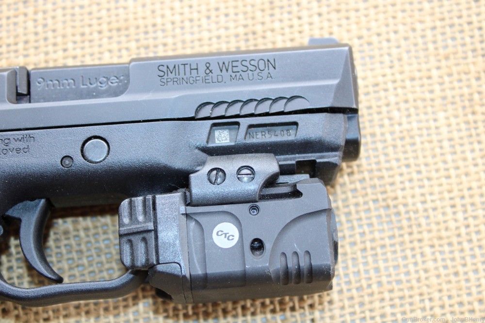 Smith & Wesson M&P Shield 9  9mm Luger with Red Dot Laser-img-6