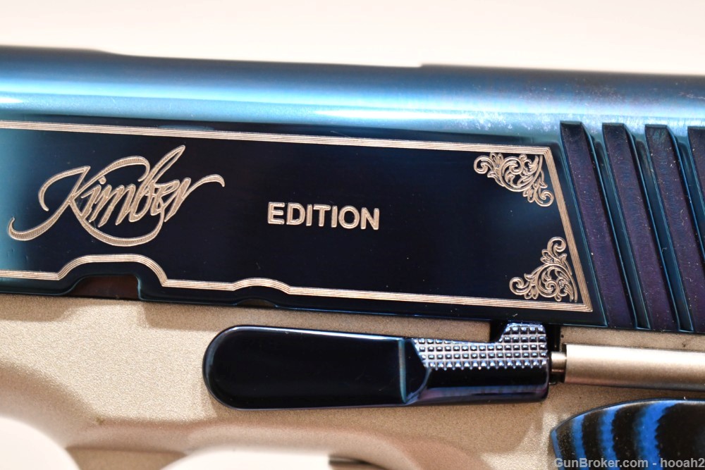 Wonderful Kimber Custom Shop Special Edition Sapphire Ultra II 9mm W Box-img-13