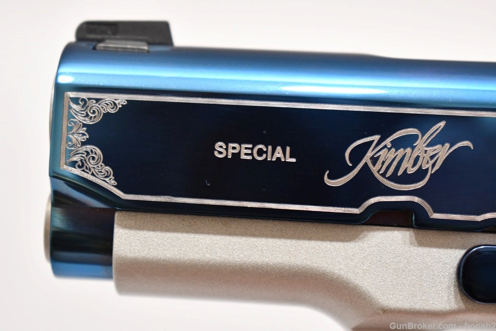 Wonderful Kimber Custom Shop Special Edition Sapphire Ultra II 9mm W Box-img-14