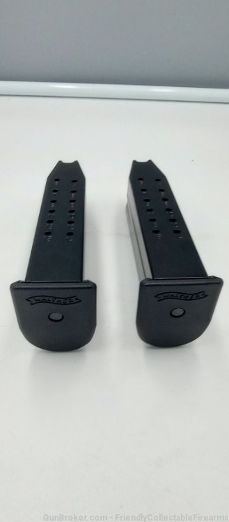 2 Walther PPQ 9mm Magazines 15rnds-img-1