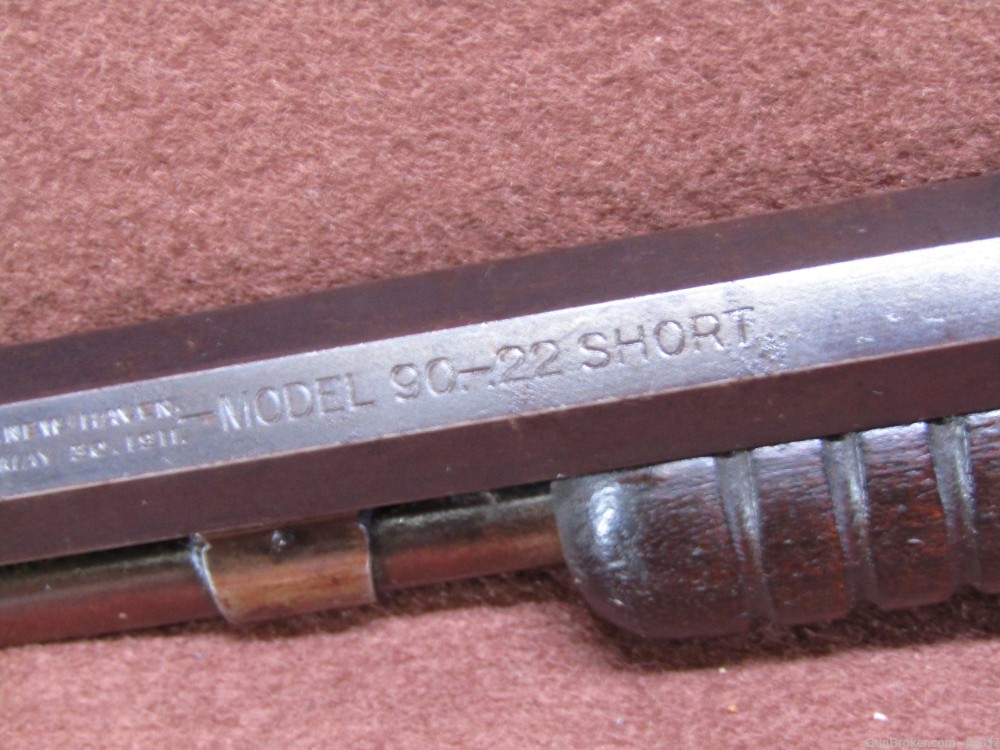 Winchester Model 90 22 Short Pump Action Rifle Made 1926 C&R Okay-img-16