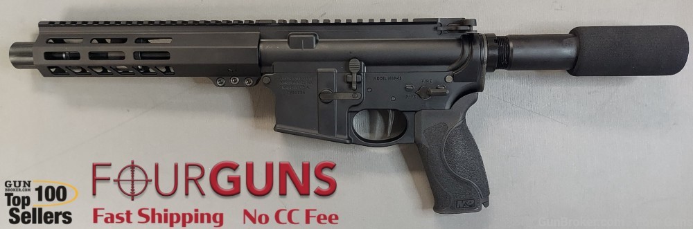 Smith & Wesson M&P15 Semi-Auto Pistol 5.56 NATO 7.5" Barrel 30 Rounds 13963-img-0