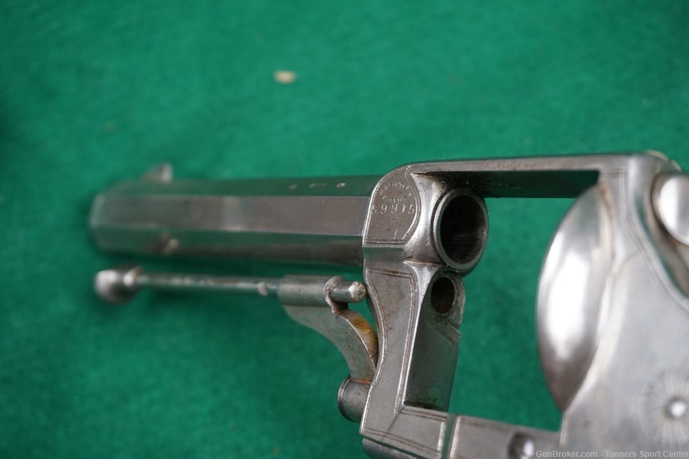 British Tranter 1868 Nickel Cased Revolver 450 Adams 4.5" No Reserve  -img-25