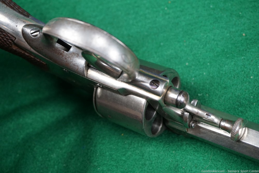 British Tranter 1868 Nickel Cased Revolver 450 Adams 4.5" No Reserve  -img-21