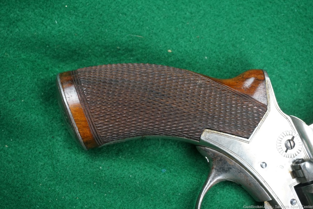 British Tranter 1868 Nickel Cased Revolver 450 Adams 4.5" No Reserve  -img-19