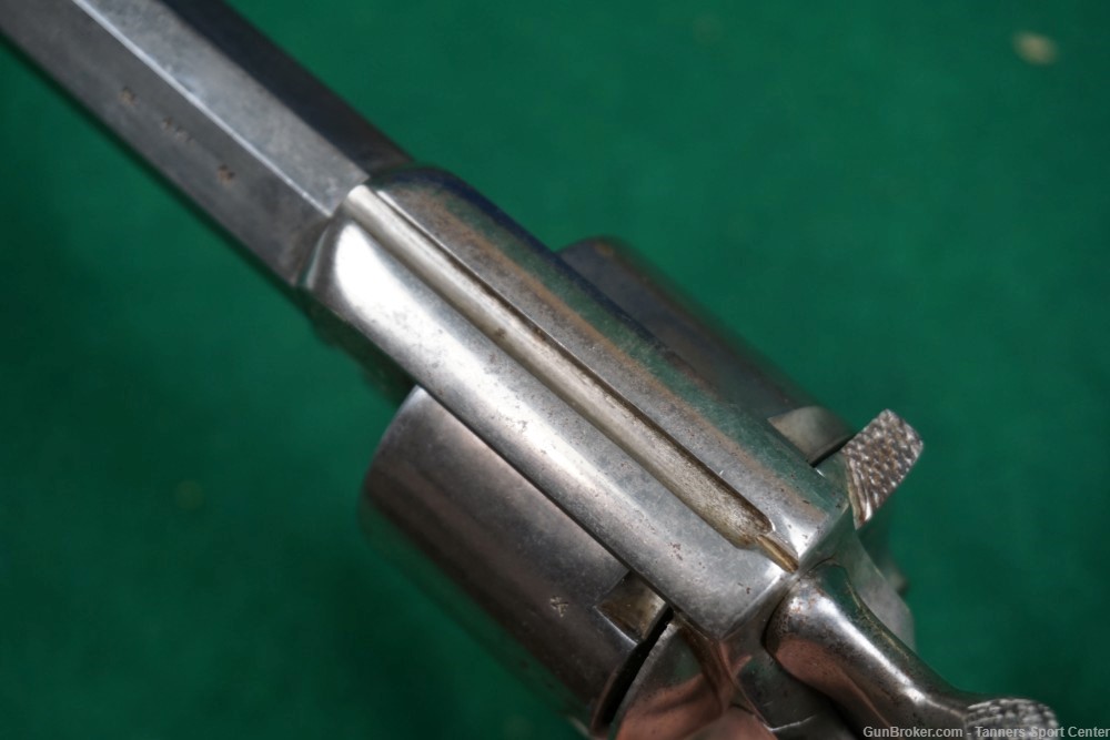 British Tranter 1868 Nickel Cased Revolver 450 Adams 4.5" No Reserve  -img-10