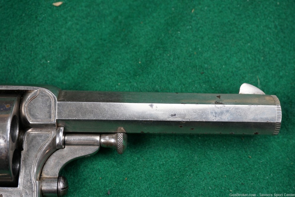 British Tranter 1868 Nickel Cased Revolver 450 Adams 4.5" No Reserve  -img-15